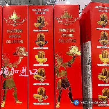 包邮加拿大CHEF PANETTONE迷你意大利潘娜托尼水果大面包组合500G