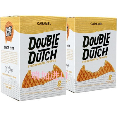 新品包邮加拿大Double Dutch荷兰焦糖华夫饼干256克*2盒多种口味
