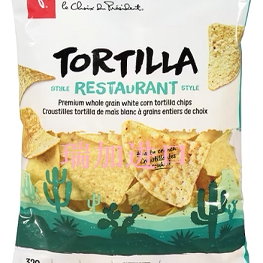 包邮加拿大PRESIEDNT'S' TORTILLA 总统之选墨西哥白玉米片 320克