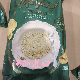 新品包邮加拿大Miss Vickies手作大薯片起司胡椒意面风味572克