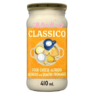 包邮加拿大Classico Four Cheese阿尔弗雷多四种芝士意面酱410ML