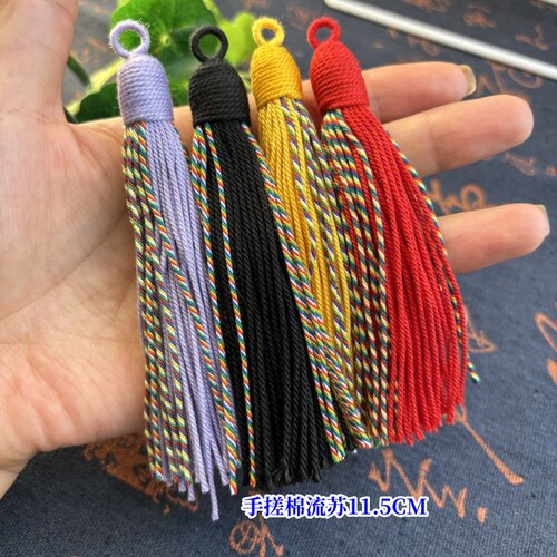 阿惠diy手搓棉挂穗多色新款百搭