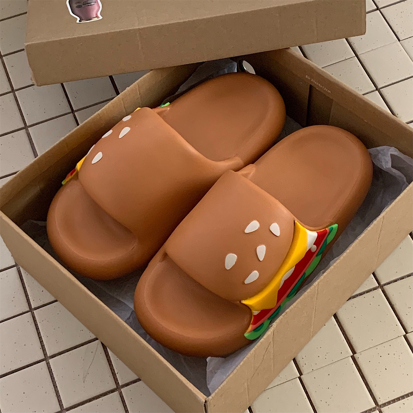 eva亲子足弓厚底防滑室内外休闲凉拖可爱汉堡儿童一字拖鞋男女夏,居家布艺,居家亲子拖鞋,淘宝优惠券,粉丝福利购,淘宝优惠卷