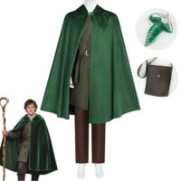 The "Magic cosplay Ring" Bilbo Baggins cosplay costume refers to the Halloween Ring King Hobbit cape cosplay costume thumbnail 3