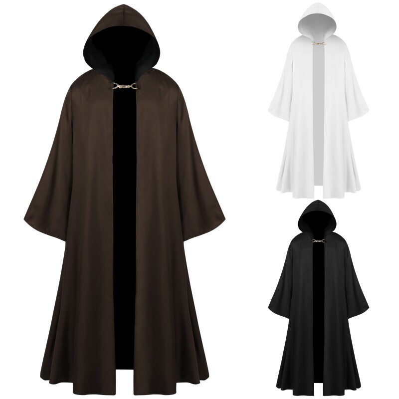 万圣节死神中世纪复古斗篷cos服