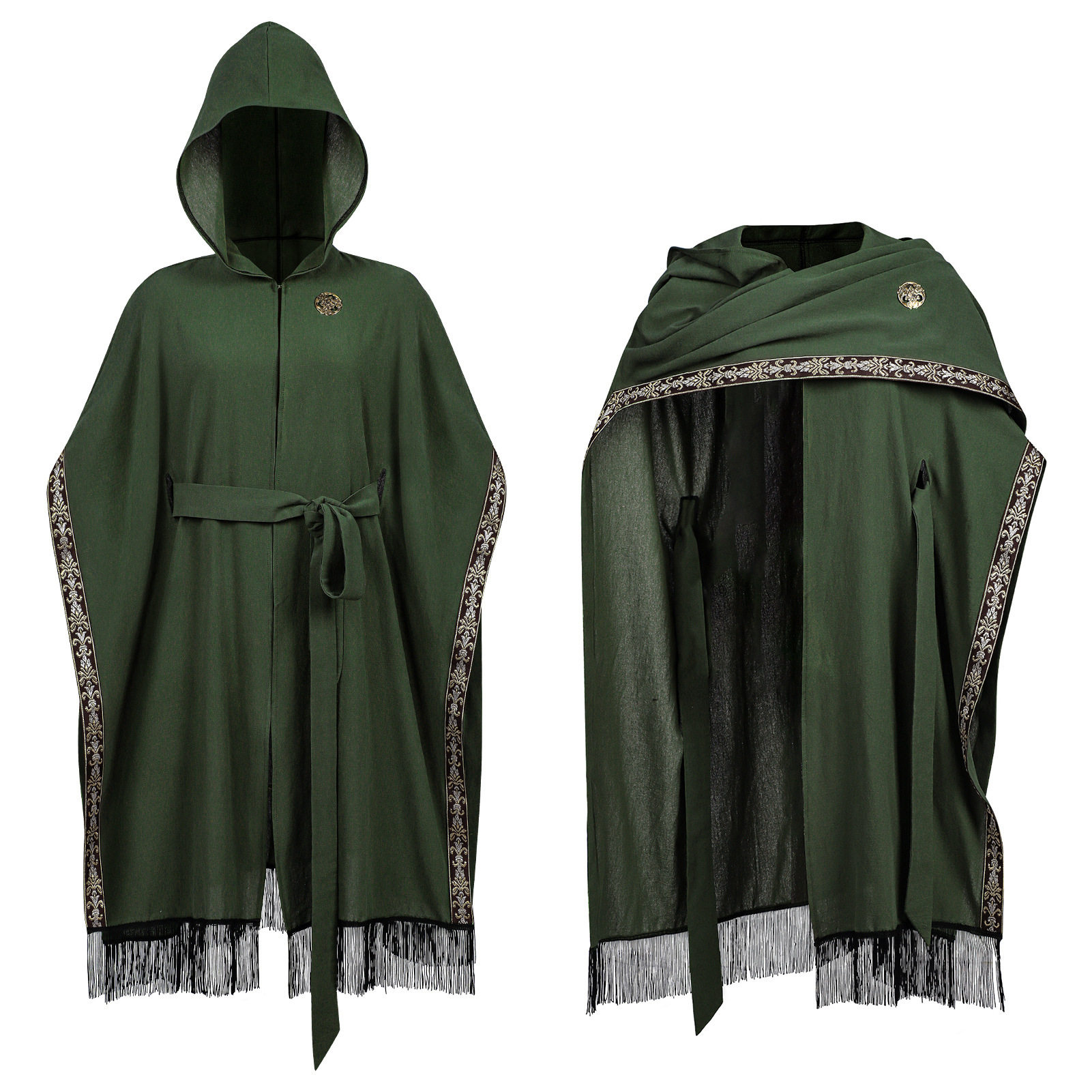 万圣节中世纪连帽斗篷披肩cos服