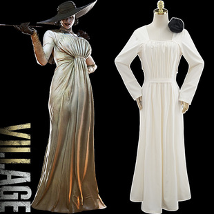 生化cos危机8村庄Dimitrrescu吸血鬼夫人蒂米特雷斯库cosplay服装