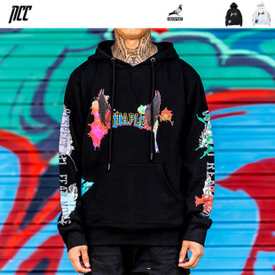 新衣城 STAPLE 鸽子 WATERBRUSH LOGO数字印花连帽衫潮牌男女卫衣