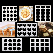 法式 白色恋人巧克力定型模具亚克力瓦片酥家用饼干水果条制作工具