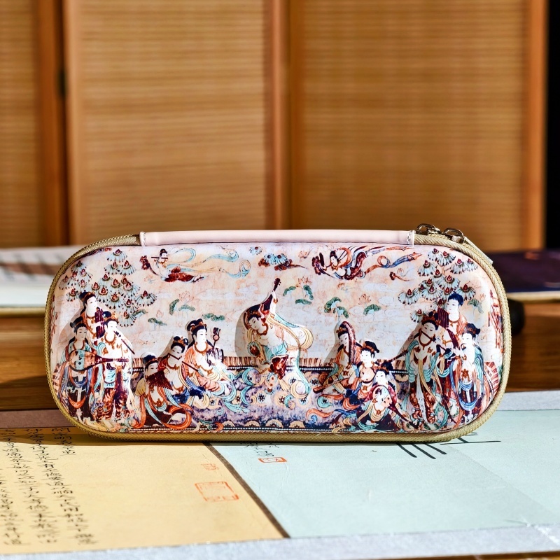 敦煌壁画九色鹿文具盒旅游纪念品