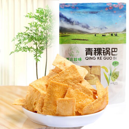 西北故味青藏高原五香青稞锅巴