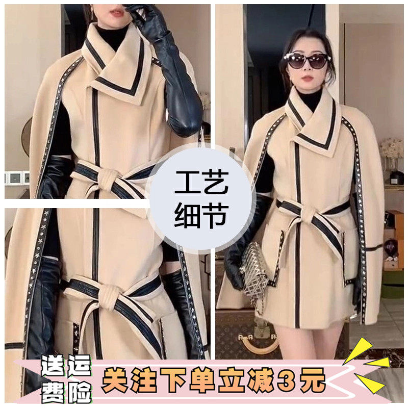 TERRE BLEUE 秋冬季中斗篷呢子大衣赫本风小众斗篷毛呢大衣使用感如何?