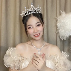 新娘皇冠公主头饰王冠简约闺蜜生日礼物头冠网红拍照十八岁发饰品