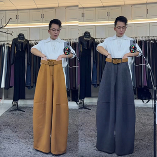 长裤 燕龙原创8030 休闲裤 毛昵加宝宝绒弯刀气球裤 5今年流行爆款