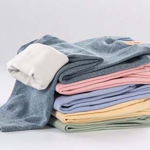 儿童打底裤德绒裤子男童单裤女孩秋冬保暖裤中大童秋裤可外穿