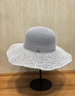 2025新款太阳帽自留帽子夏新款防晒花边钩织草帽女士可折叠遮阳帽