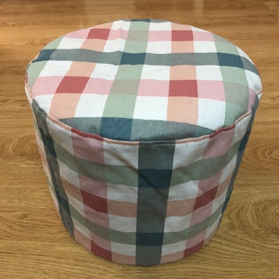 小帆布圆墩套草墩墩子套子鞋凳子防尘罩圆凳方凳子罩椅子罩可定做