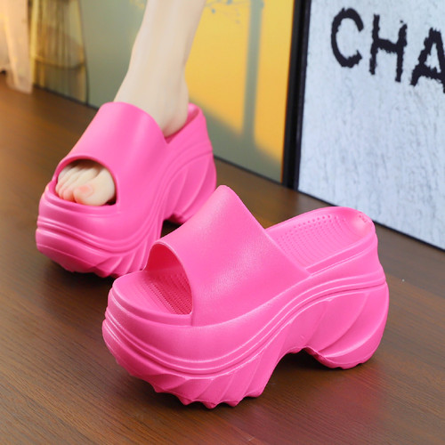 中青年EVA超高跟凉拖鞋