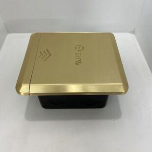 正旦家装工装铜120*136mm加厚滑盖空架地插