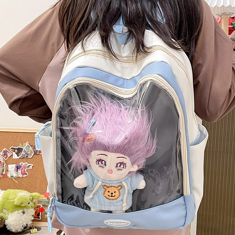 大容量学生双肩包痛包吧唧包