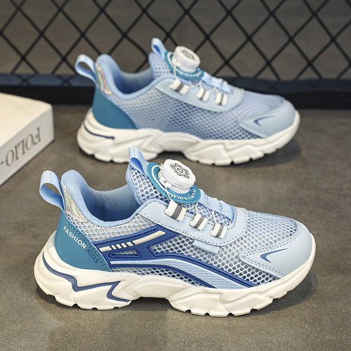 ABC IM儿童鞋子男童运动鞋网面透气单网夏季2024新款中大童跑步鞋