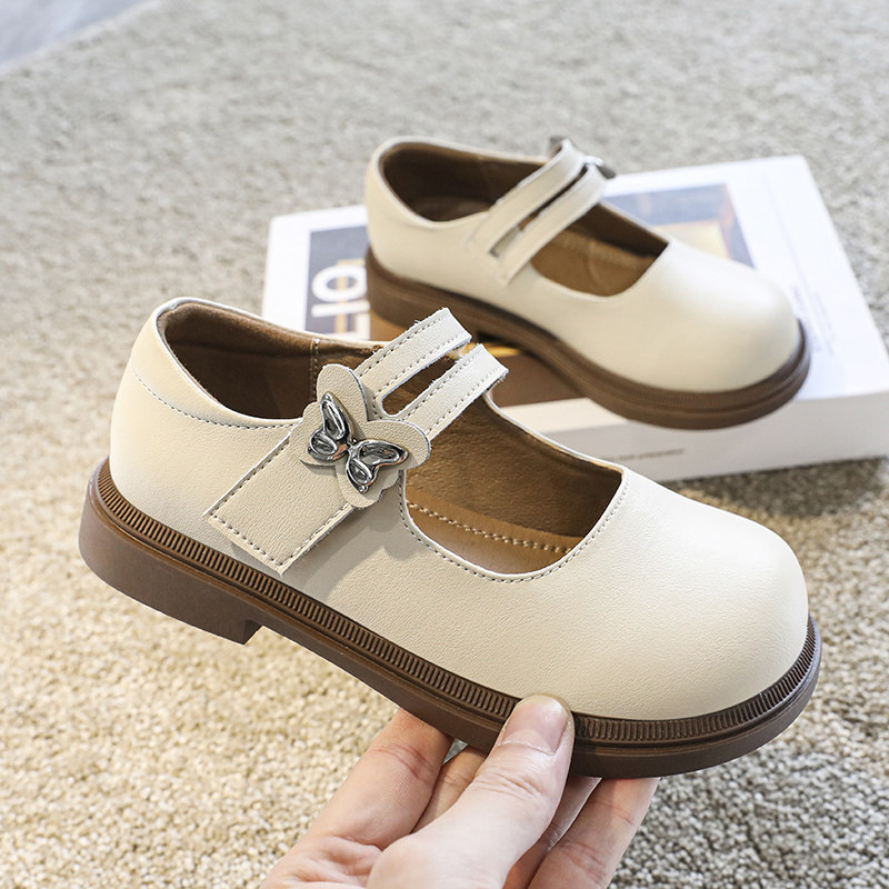 ABC IM儿童鞋子女童公主鞋春秋季款小皮鞋单鞋演出舞蹈乐福鞋真皮