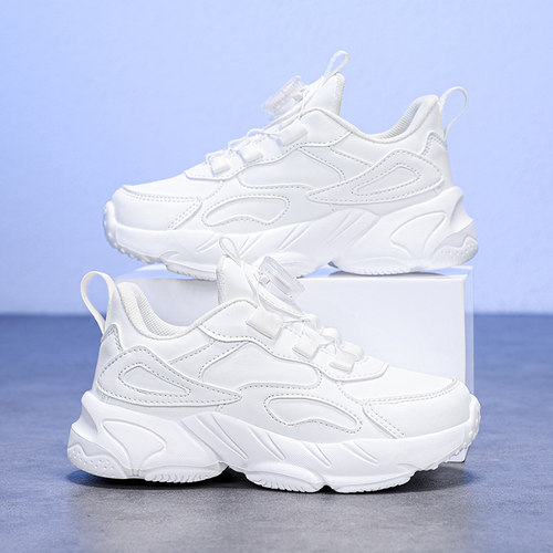 ABCIM男童小白鞋女童白色运动鞋