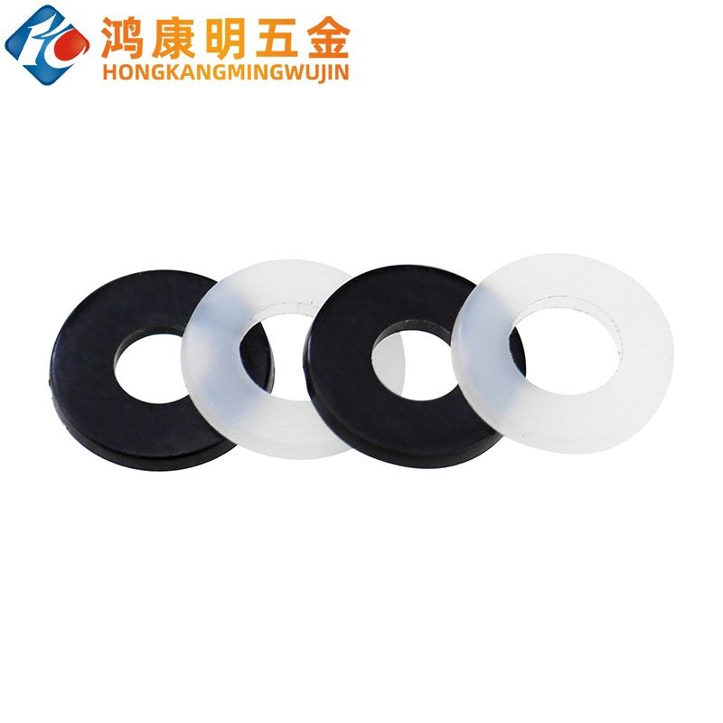 白色尼龙垫片绝缘塑料鸿康明