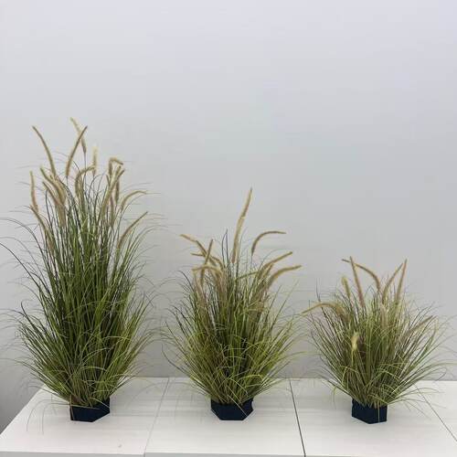 仿真狗尾草橱窗造景花箱装饰