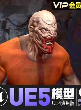 UE5虚幻4_囚犯丧尸僵尸生化危机角色模型Character Prisoner 422