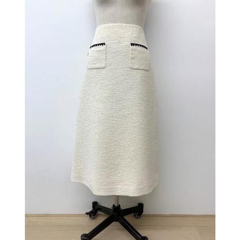 意大利品牌女装专柜品 2024春夏新款半身正裙WHLA4S309