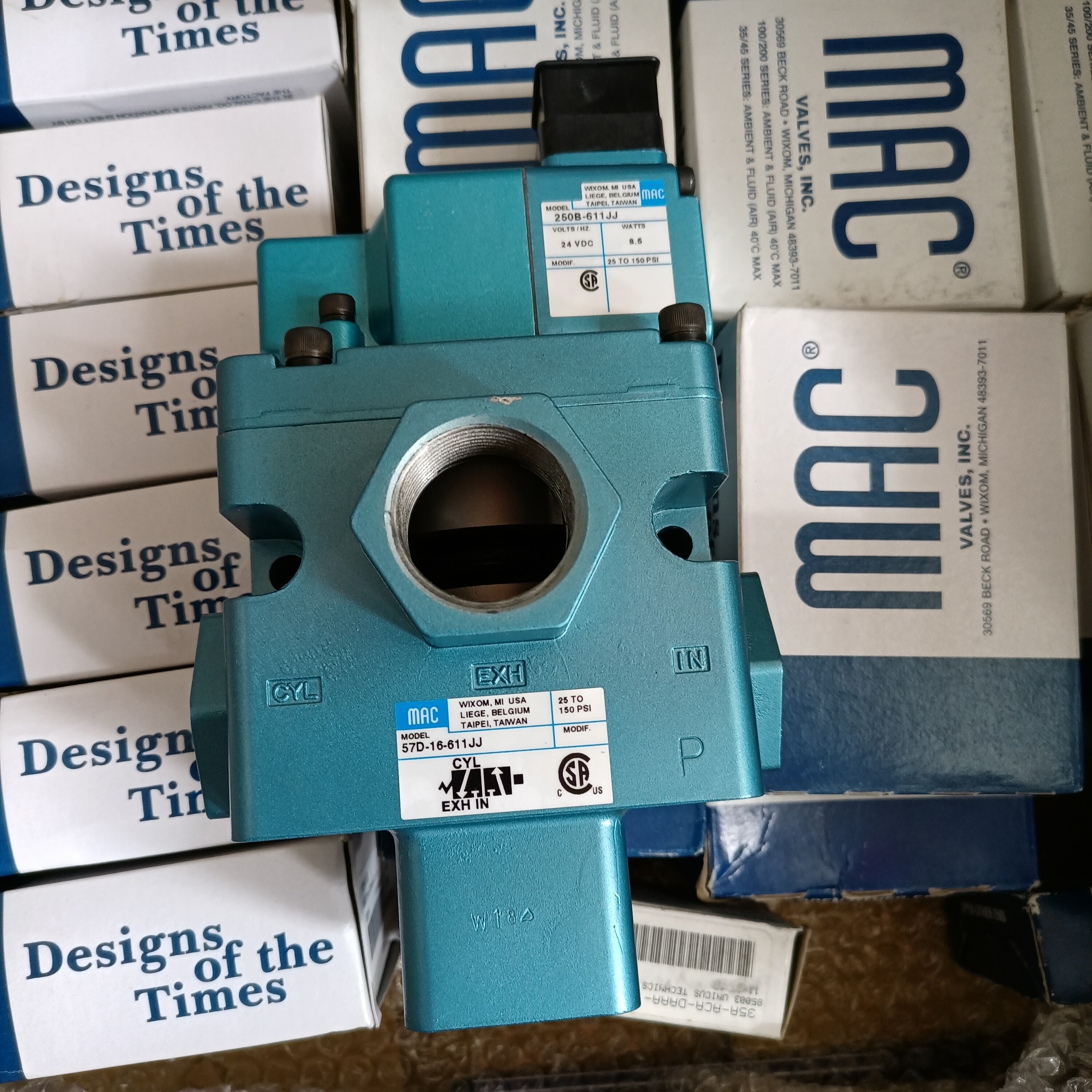美国MAC高速电磁阀原装正品现货供应 冲床行业广用57D-16-611JJ