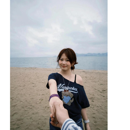 Hollister25夏季新款美式Y2K辣妹宽松斜肩露肩T恤女装KI357-4073