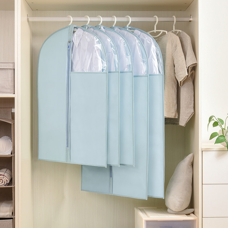 衣服防尘罩挂式家用挂衣袋衣罩西服套透明衣柜衣物大衣遮尘罩大号