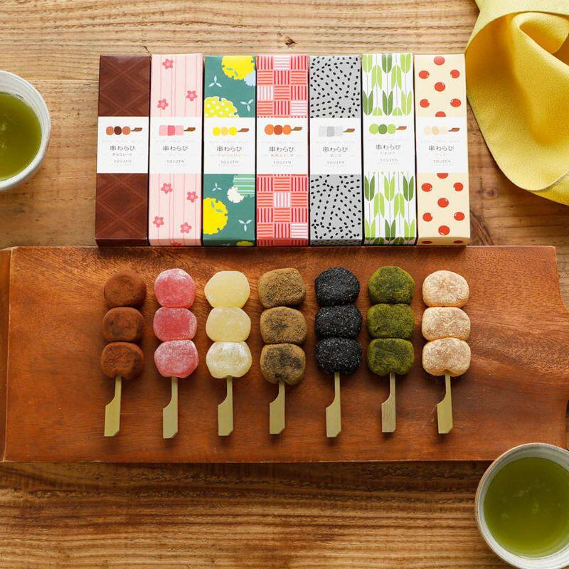 【27号航班】日本代购抹茶巧克力大豆粉蕨饼大幅串甜品日式点心