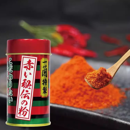 【现货】日本代购博多一蘭拉面特制辣椒粉罐装酱油调味料