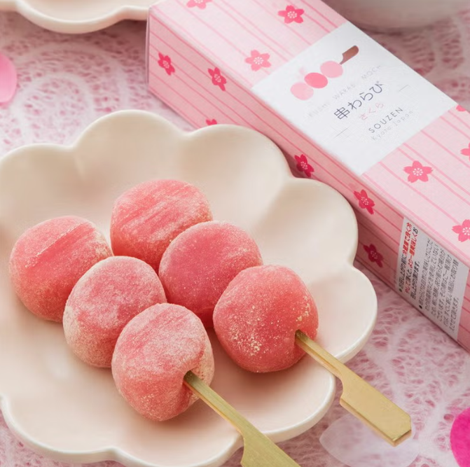 【11号航班】日本代购抹茶巧克力大豆粉蕨饼大幅串甜品日式点心