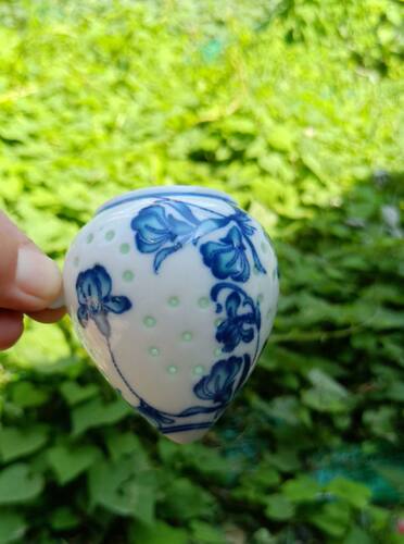 玉乐轩手工玲珑杯陶瓷特惠喂食器
