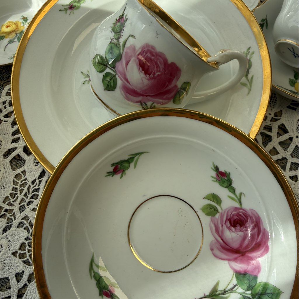 金边磨损特价德国Meissen剑柄期早期天鹅颈粉玫瑰咖啡杯组一等,饰品/流行首饰/时尚饰品新,银饰项链,淘宝优惠券,粉丝福利购,淘宝优惠卷