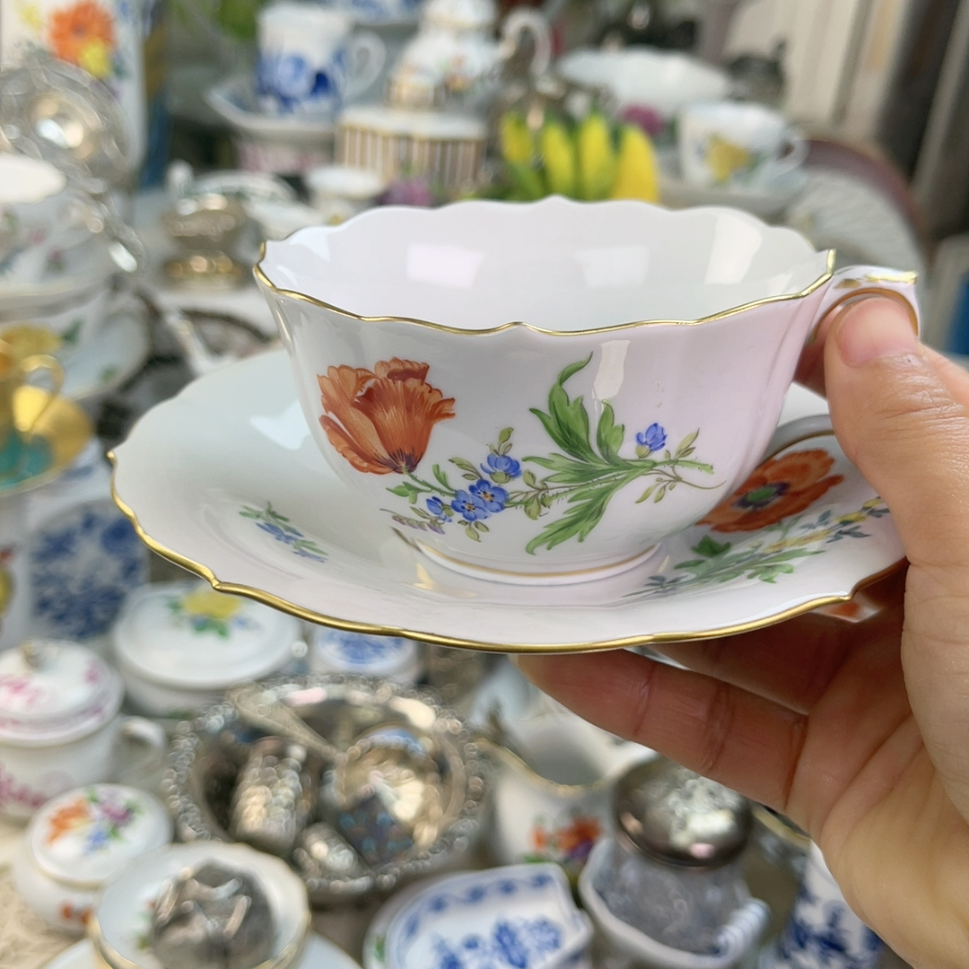 特价Meissen二等茶杯