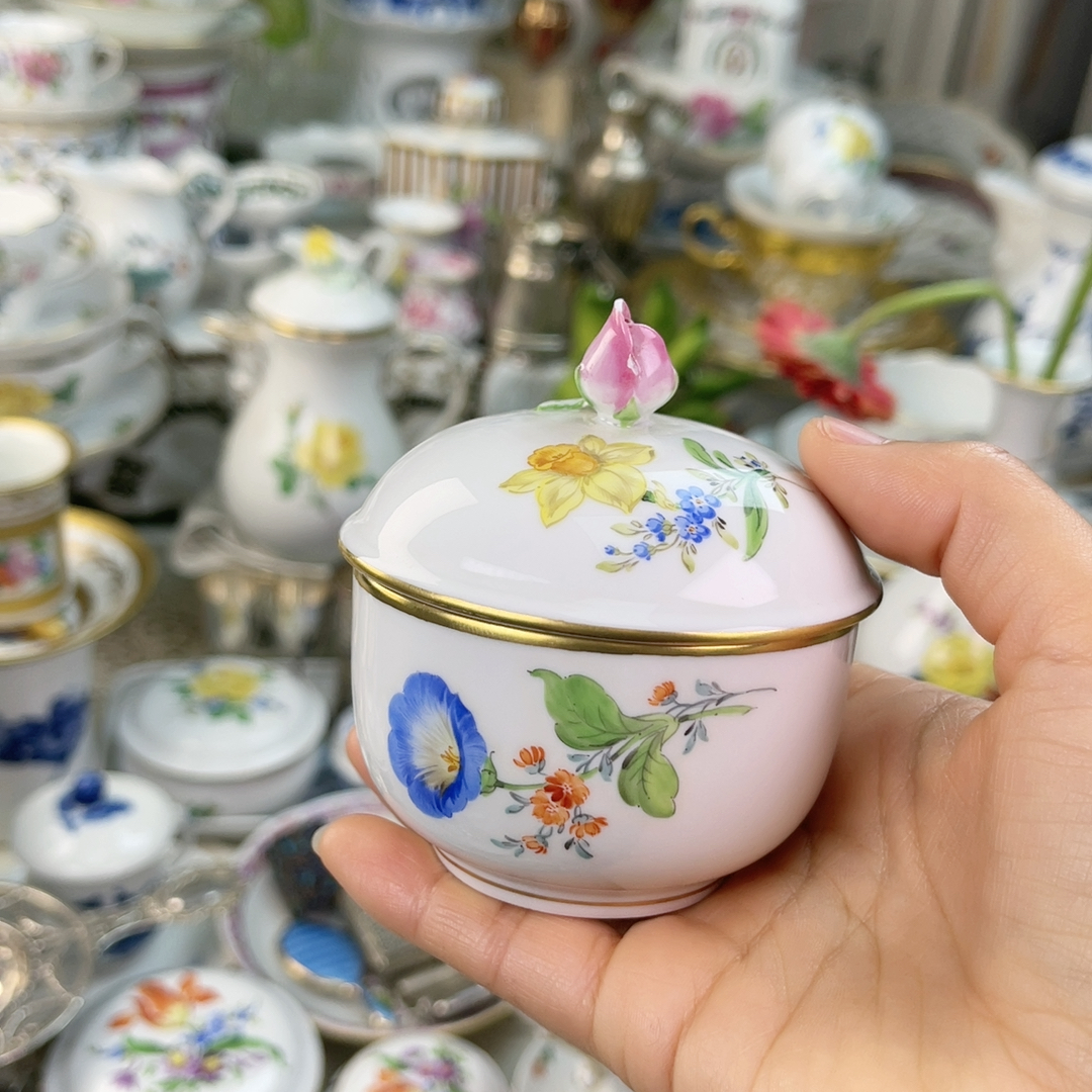 盖钮瑕疵特价小号糖罐