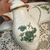 福利特价 不退不换梅森绿铜彩双面手绘咖啡壶1等