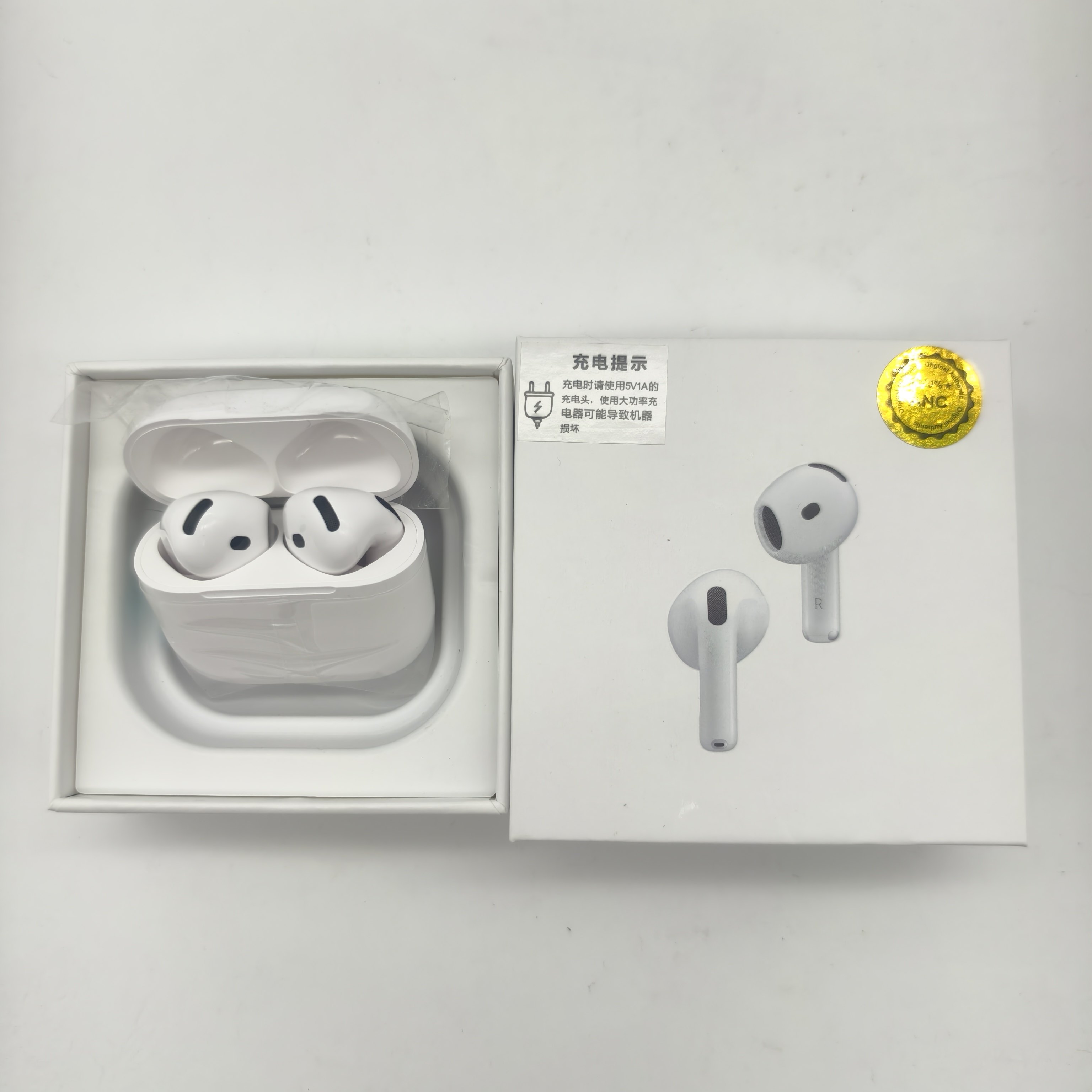 华强北7代蓝牙耳机C口充电适用小米苹果手机带包装