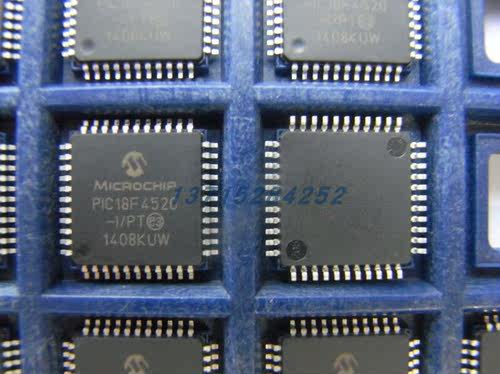 微控制器 PIC18F4520-I/PT   MICROCHIP QFP44 全新原厂原装现货
