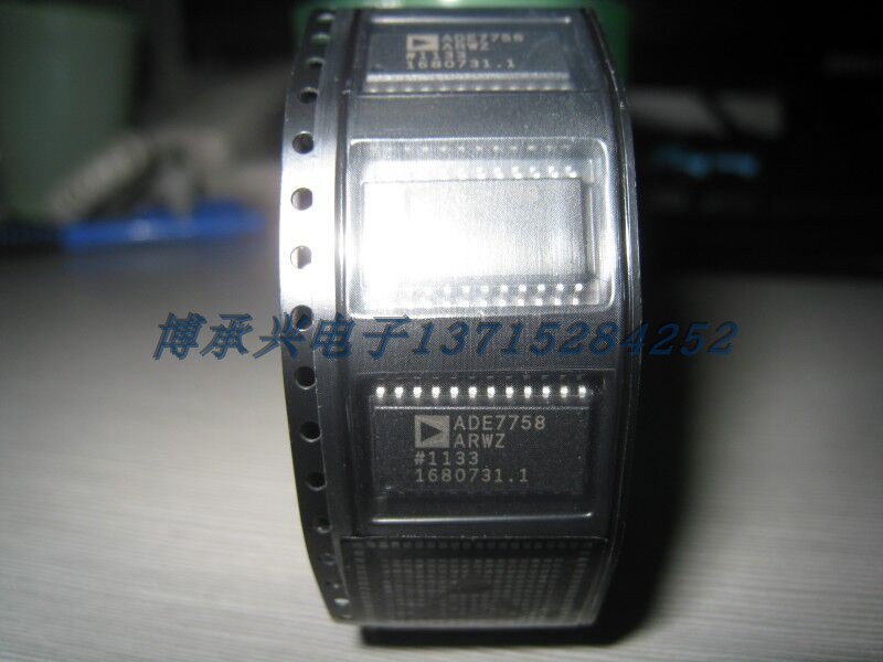 电能计量芯片 ADE7758ARWZ	AD	SOP24 原厂原装现货  质量保证