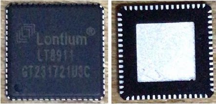 转接IC LT8911EX  LONTIUM QFN 全新原厂原装现货 假一赔十