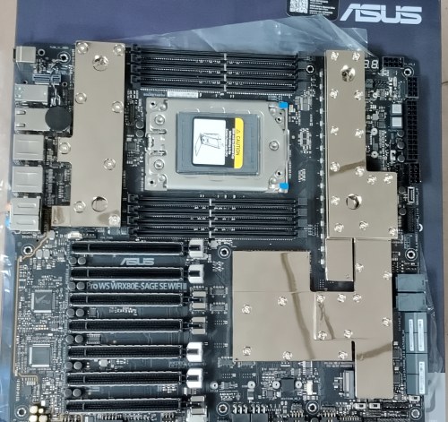 定制WS WRX80E-SAGE SE WIFI II工作站主板 水冷头全金属 服务器