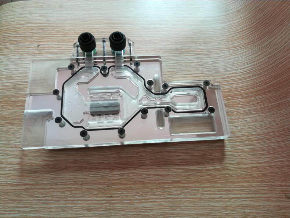 定做 蓝宝石 r9 390 8g毒药 显卡水冷头 全覆盖