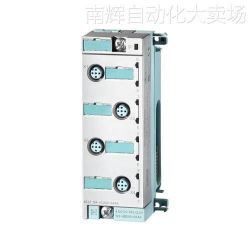 西门子 6ES7194-4CA00-0AA0 ET200pro 电子模块 连接模块 4xM12