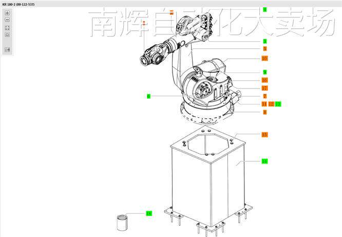kr150-2 库卡机器人 00-117-606 Drehstrom-Servomotor - 实物图